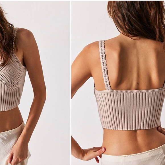 FREE PEOPLE Cropped Knit Top by Intimately - Picture 10 of 13